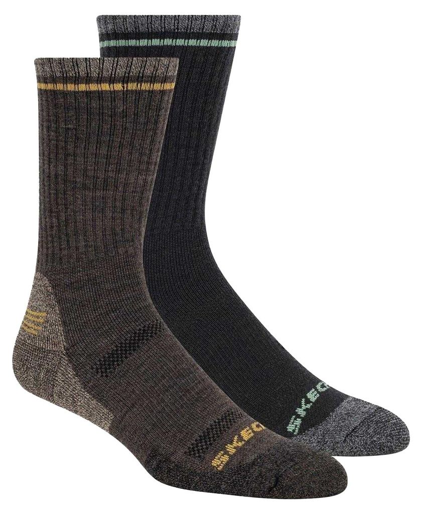 Skechers - Socken für Herren (2er-Pack) GT15473 (41 EU - 45 EU) (Mittelbraun)