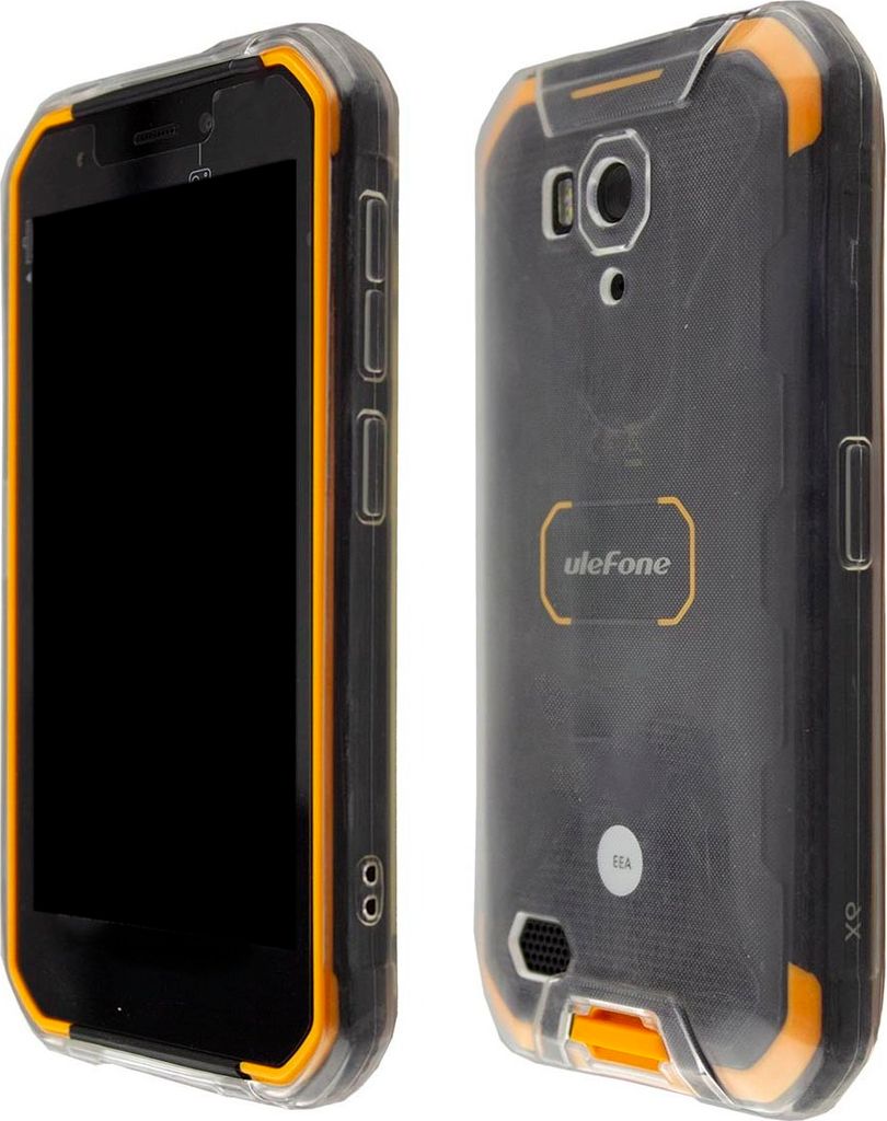 caseroxx Schutz-Hülle TPU-Hülle kompatibel mit Ulefone Armor X6, Gummi Handy Tasche transparent
