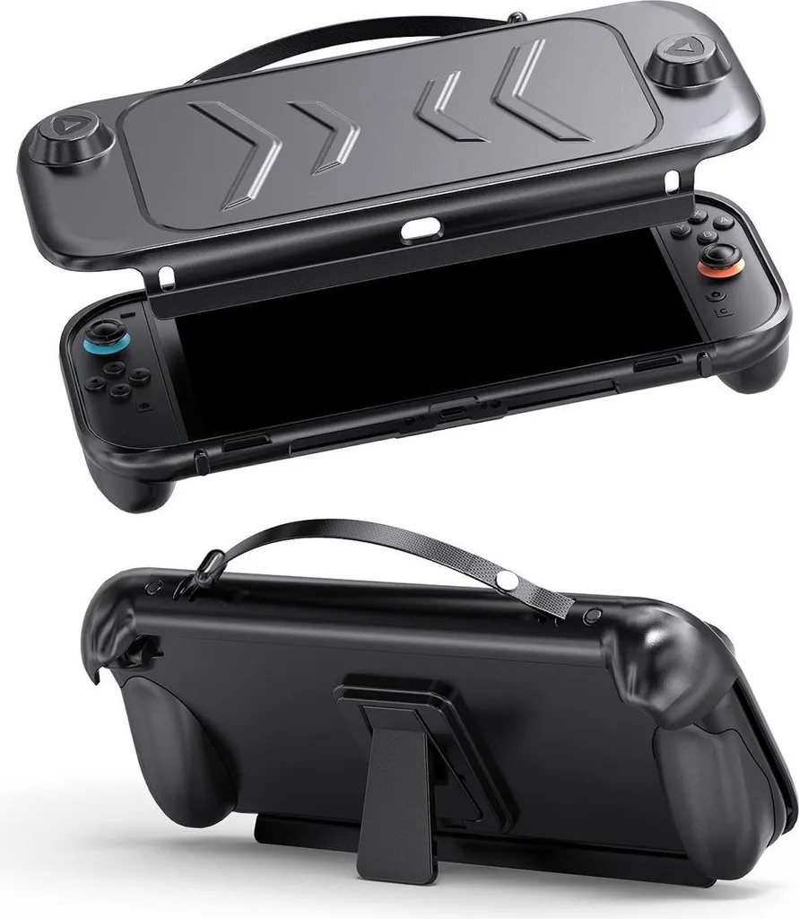 Custodia Protettiva Nintendo Switch 2 TPU | Supporto Stand e Anti-Urti