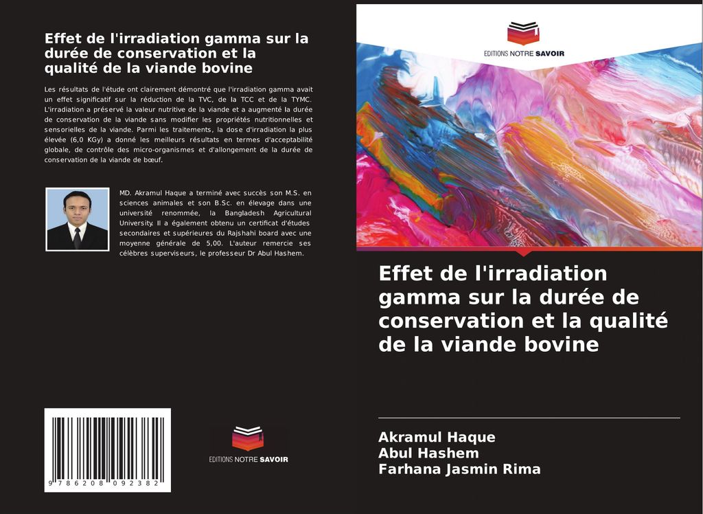 Effet de l'irradiation gamma sur la durée de conservation et la qualité de la viande bovine