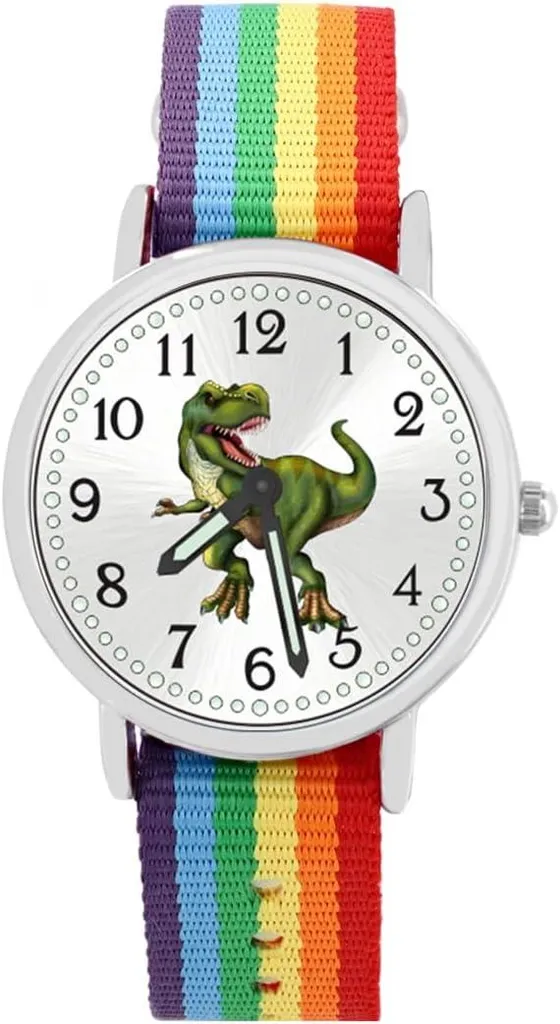 Orologio Analogico T-Rex per Bambini - Impermeabile 5 ATM e Fluo