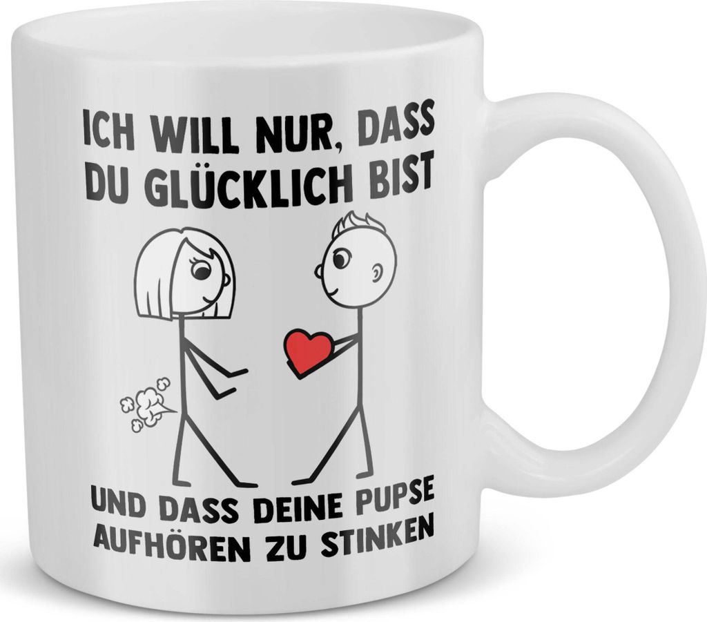 22Feels Frauen Jahrestag Geschenk Hochzeitstag Ehefrau Valentinstag Freundin Tasse Geburtstag für Sie Kaffeetasse Haferl Weihnachten Geschenkidee