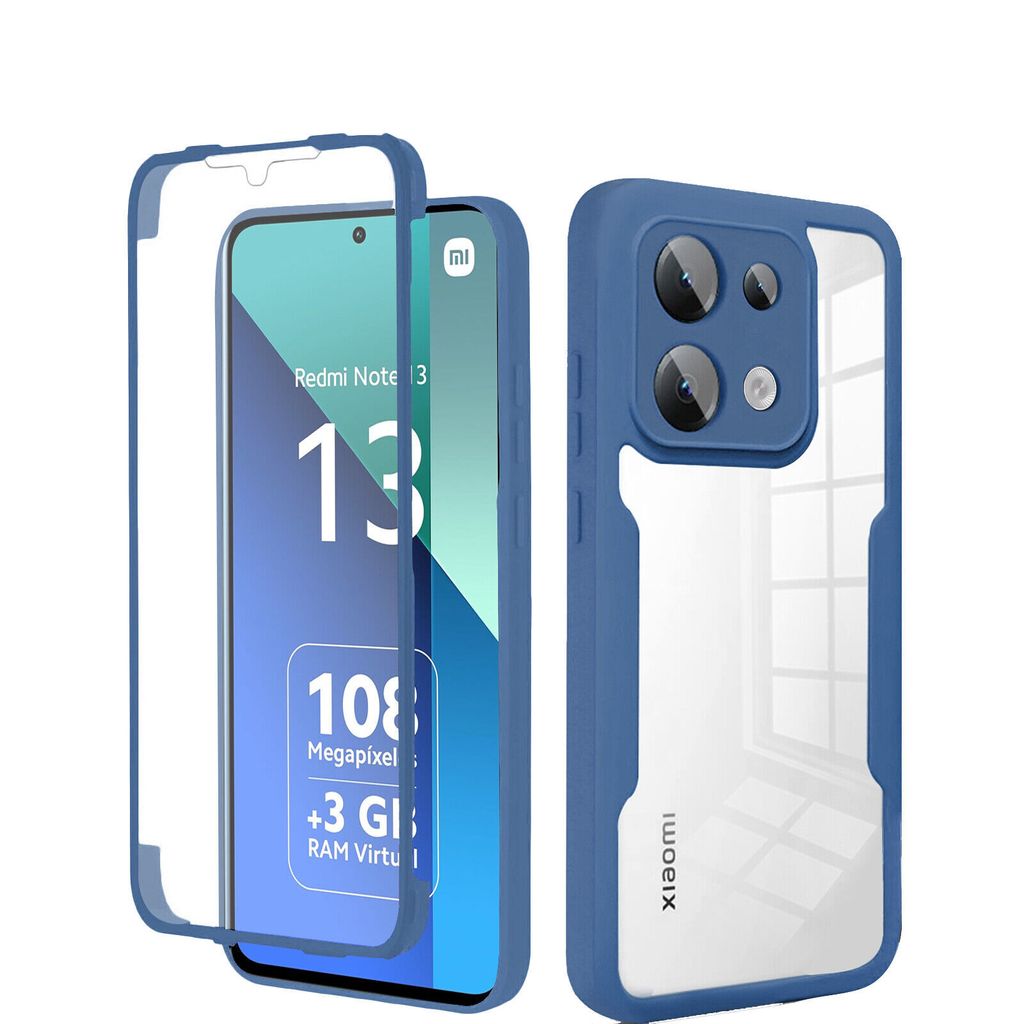360° Grad Hülle Xiaomi Redmi Note 13 4G vollschutz Produktbild 