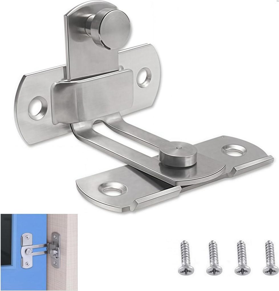 Edelstahl-Türverriegelung - 90 Grad - Sicherheit - 1 Stück - hochwertig