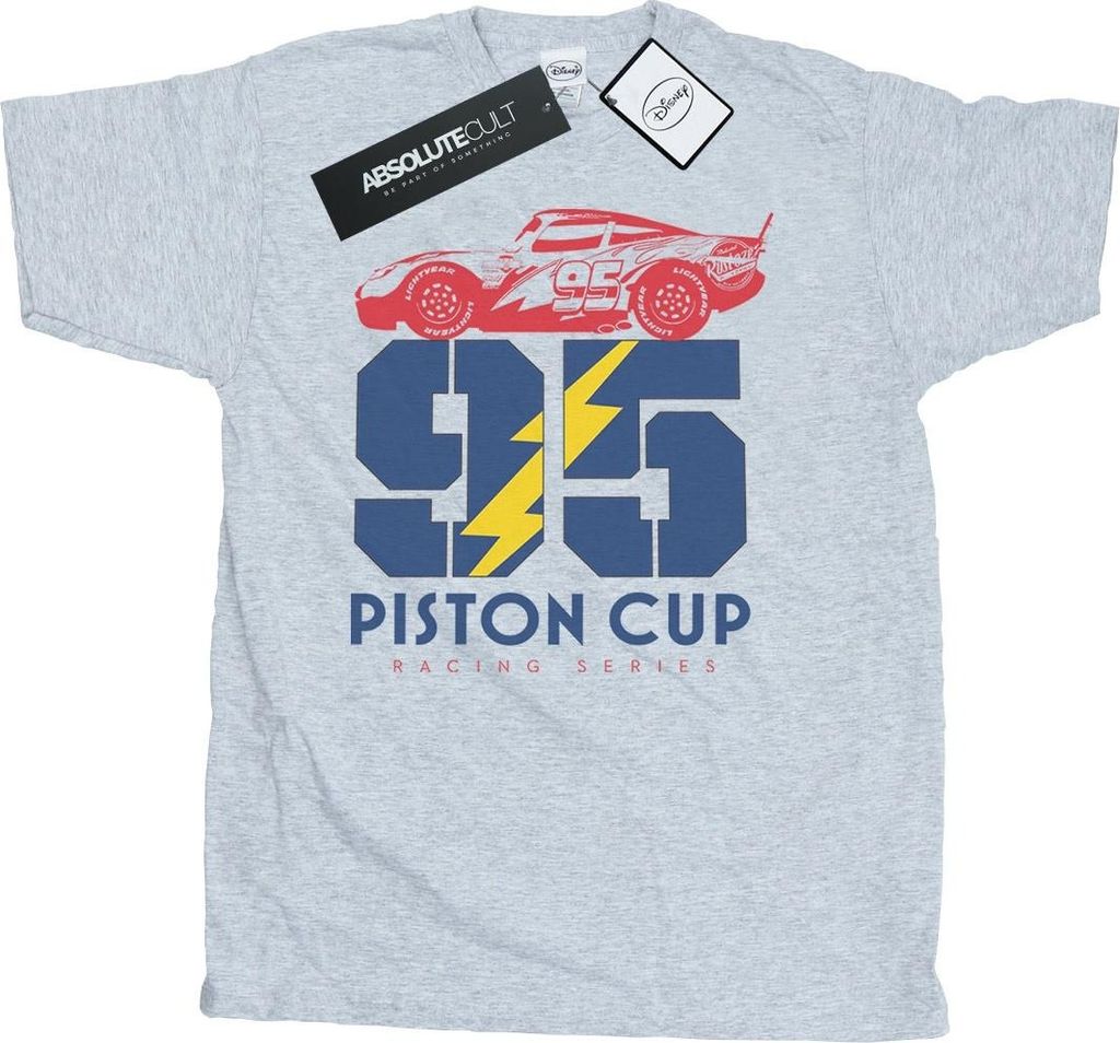 Disney - "Cars Piston Cup 95" T-Shirt für Herren BI17359 (M) (Grau)