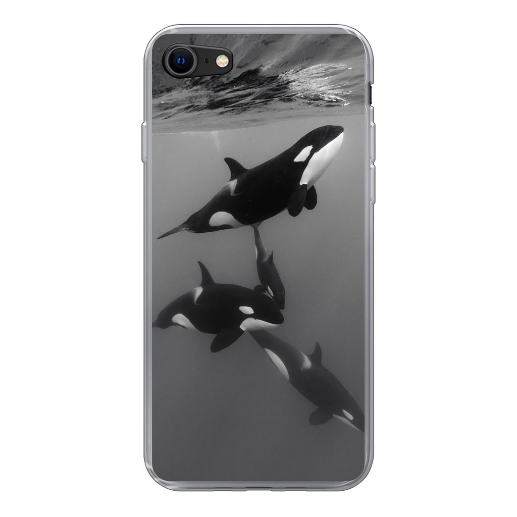 MuchoWow® Handyhülle Schutzhülle Hülle für iPhone 8 Orca - Produktbild 