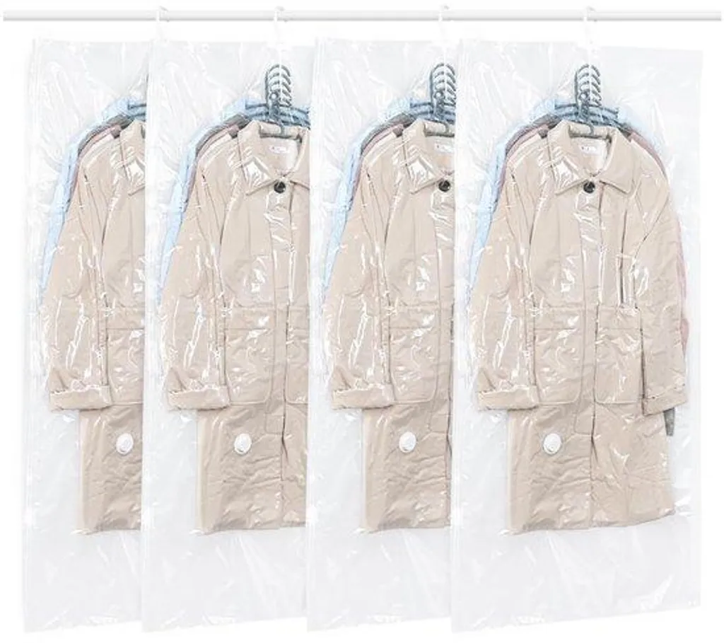 Sacs sous vide électriques 100x80 cm - Lot de 8 housses de rangement