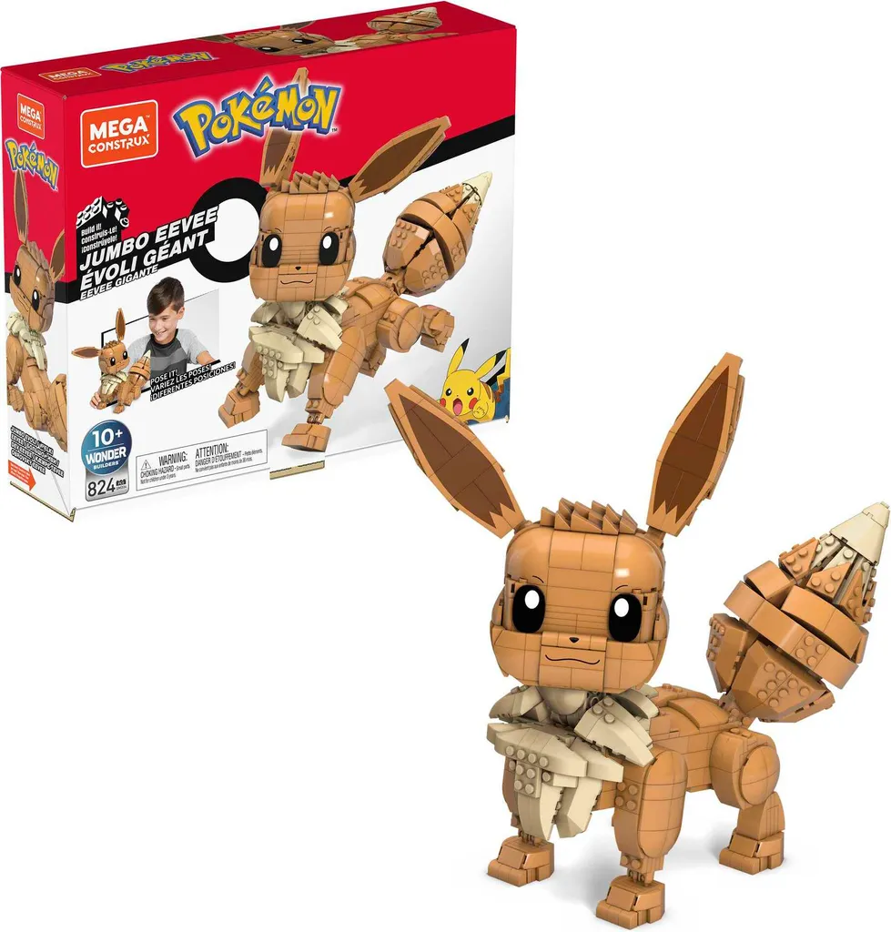 Pokémon Jumbo Evoli Figurine de Collection Idéale pour Déco et Jeu - 8