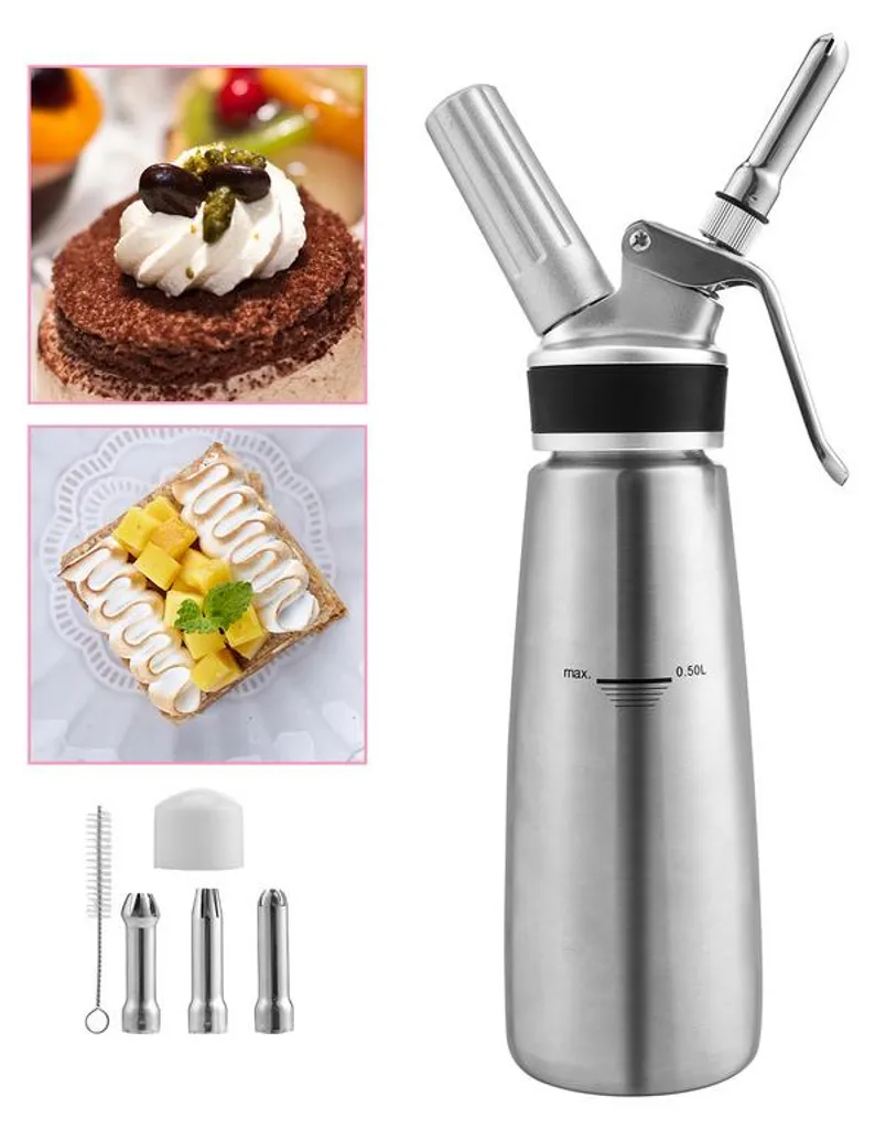 Dispenser Panna Jayseuw 500ML Inox - Performance e Precisione - 8