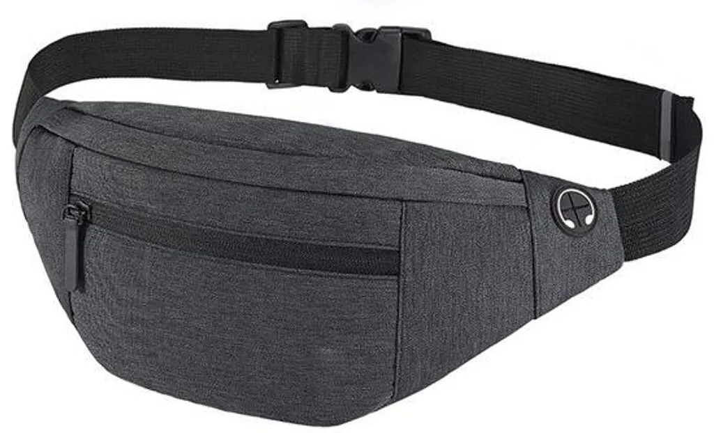 Sac de sport extérieur imperméable en nylon gris anthracite de 40L