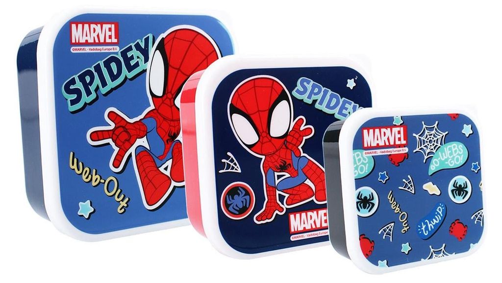 Vadobag, set de 3 fiambreras, modelo "Spidey Fresh Bites" Imagen del producto 