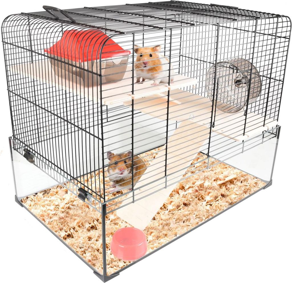 Flamingo Hamsterkäfig Vitru schwarz 2