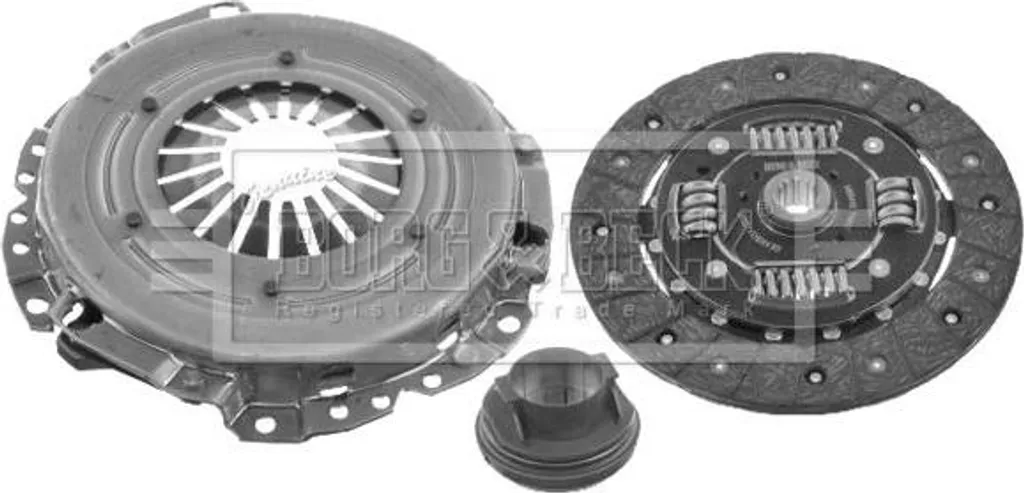Kit d'embrayage complet pour Opel Corsa et Combo - Qualité HK9075 B&B