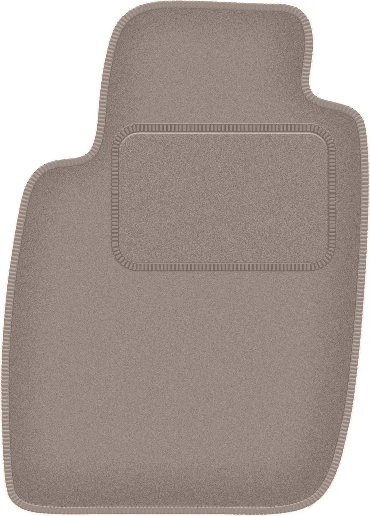Tappetino conducente in velluto beige compatibile con Toyota Starlet P9 (1996-1999, hatchback) – con fissaggi – su misura