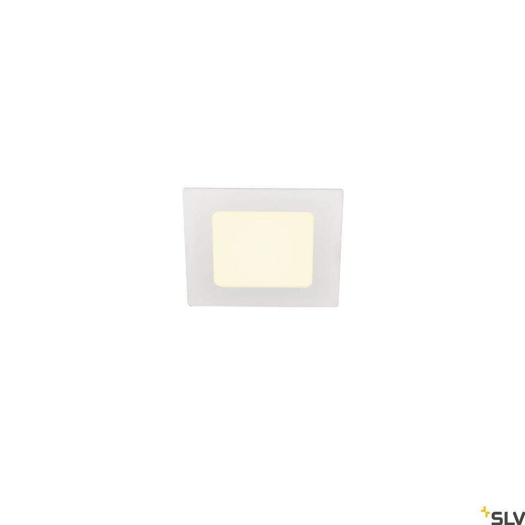 SLV 1003011 SENSER 12 LED Deckeneinbauleuchte eckig weiß