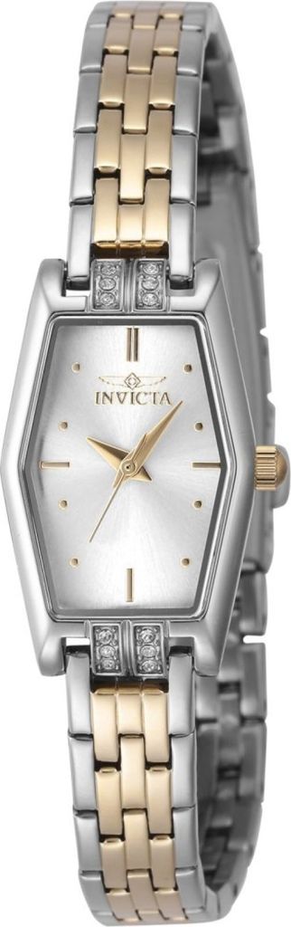 Invicta Angel 48132 Damen uhr - Wasserdicht - Analog - Quarzuhrwerk - Edelstahl mit silbernen zifferblat - 20mm