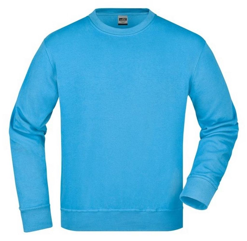 James and Nicholson - "Workwear" Sweatshirt für Herren/Damen Uni LT2868 (XXL) (Aquablau)