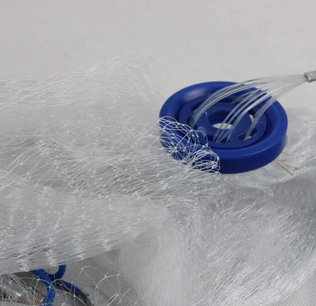 Filet de pêche multifilament 5.4m avec lestage en plomb pour lancer rapide - 6