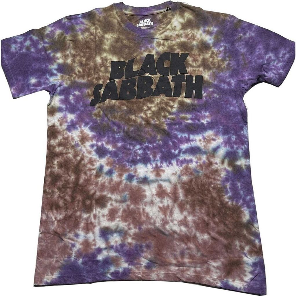 Black Sabbath - T-Shirt Logo für Herren/Damen Uni RO4093 (S) (Violett/Braun)