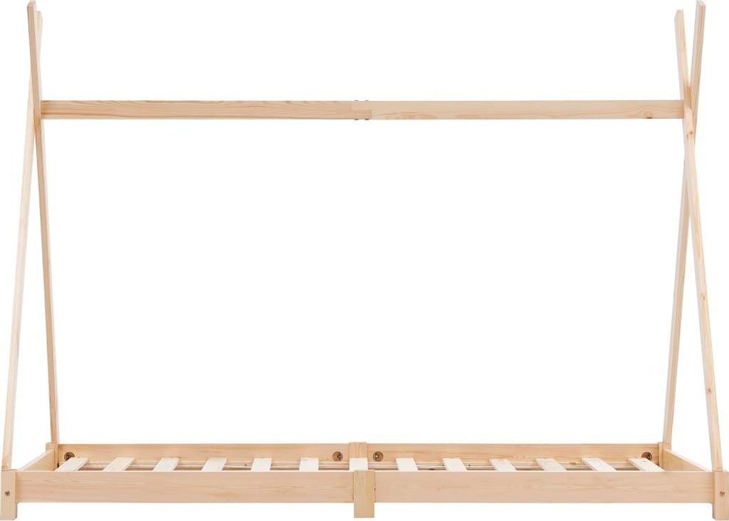 "Winterschlussverkauf "Kinder-Bettgestell - CLORIS - Jugendbett eleganten Design - Massivholz Kiefer 90 x 200 cm - DEMöbel9385009