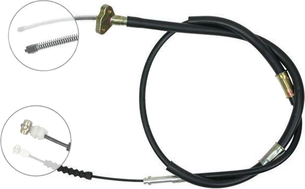 Seilzug Feststellbremse 1.570 mm Scheibenbremse A.B.S. für u.a. TOYOTA CELICA