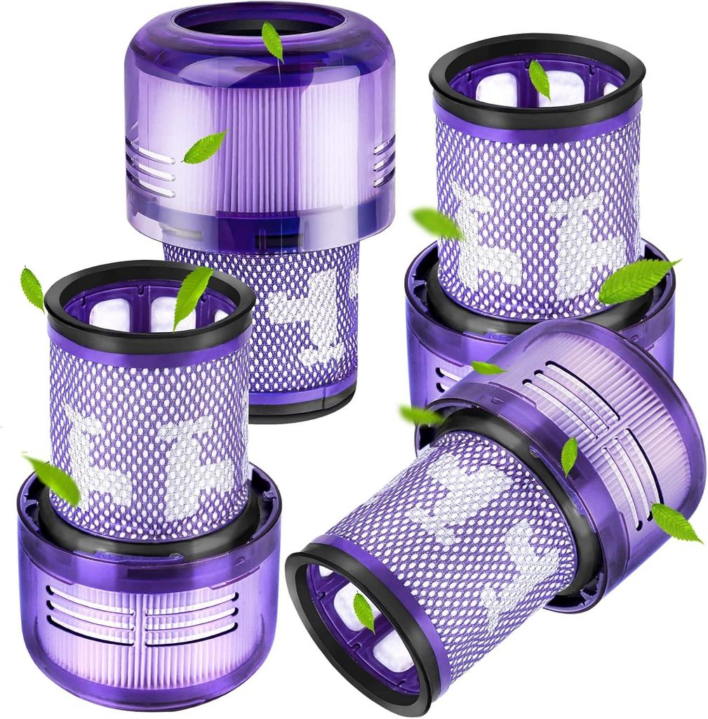 4 Hepa-Filter Ersatzzubehör für Dyson V12 Detect Slim Staubsauger, Ersatzteil Nr. 971517-01
