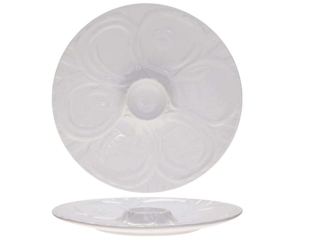 Cosy & Trendy Austern-Teller Weiß ø 29 cm