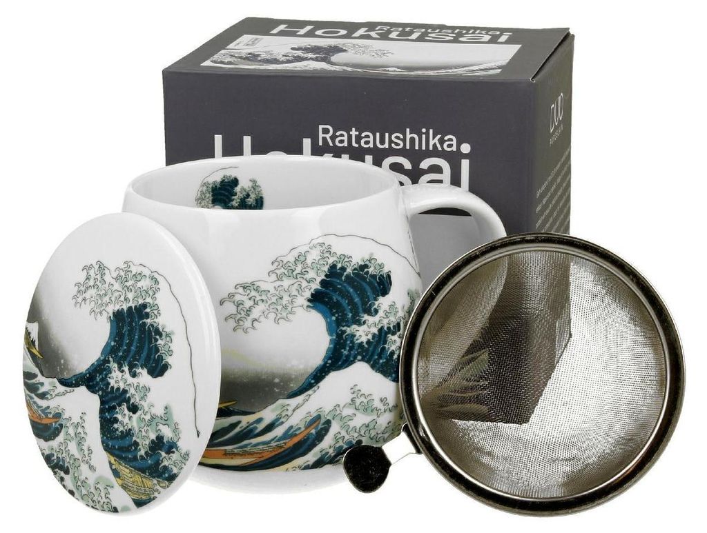 DUO | Tasse à thé avec filtre - 430 ml - Hokusai La grande Image du produit 
