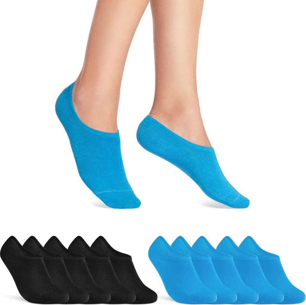 10 Paar Sneaker Socken Damen & Herren unsichtbare kurze Produktbild 