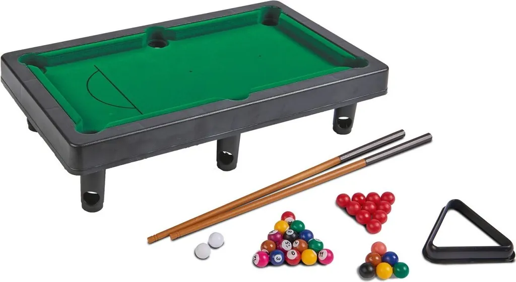 Mini Billard Noris en Bois avec Accessoires Complets de Jeu de Snooker - 3