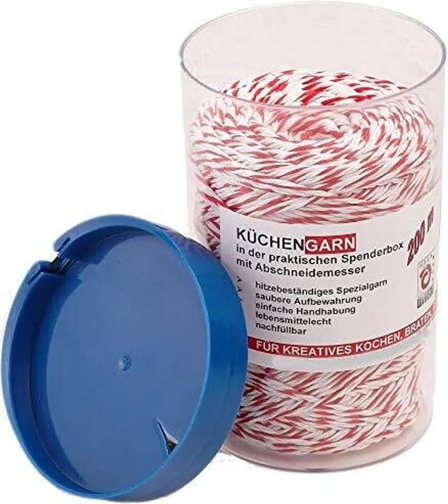 Ficelle pour Jardin et Chantier WIHEDÜ 200m Fil PES Rouge et Blanc
