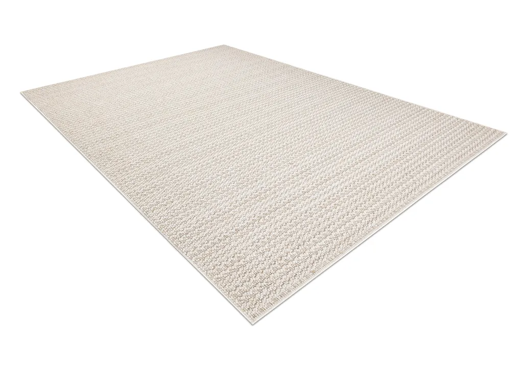 Tapis Texture Bouclée Beige JERSEY - Style Boho Chic Structurel 160x220 - 3