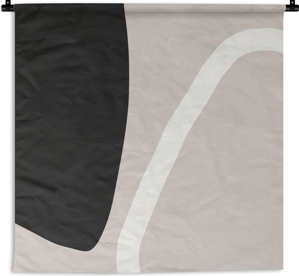 MuchoWow Wandteppich Wandbehang Pastell - Minimalismus - Formen 60x60 cm Tapisserie Dekoration Wandtuch - Dekorationen - Wand Decke
