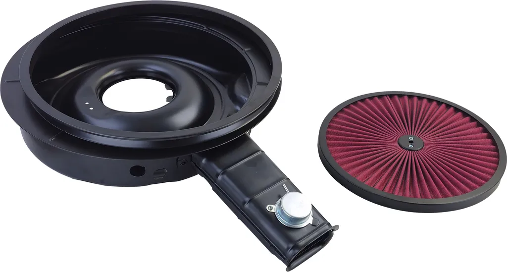 Airbox HighFlow Ford Mustang : Boîtier de filtre à air haut débit noir mat