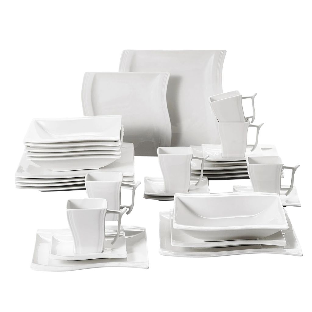 Porcelánová súprava riadu, minimalistický dizajn, vhodná do Obrázok produktu 