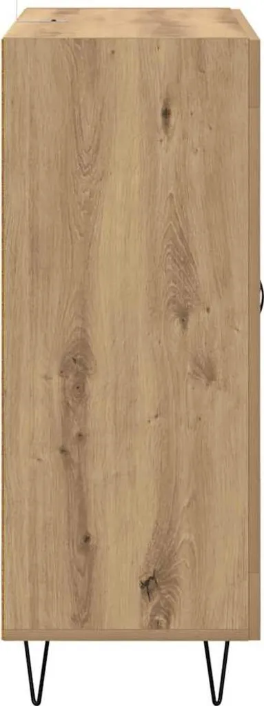 Credenza Artisan in rovere 69,5 x 34 x 90 cm in legno composito e ferro - 7