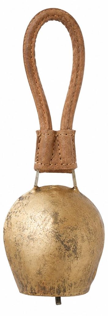 Boltze Dekoanhänger Kuhglocke,Glocke, L 25 cm, H 6 cm, Produktbild  KI-generiertes Bild