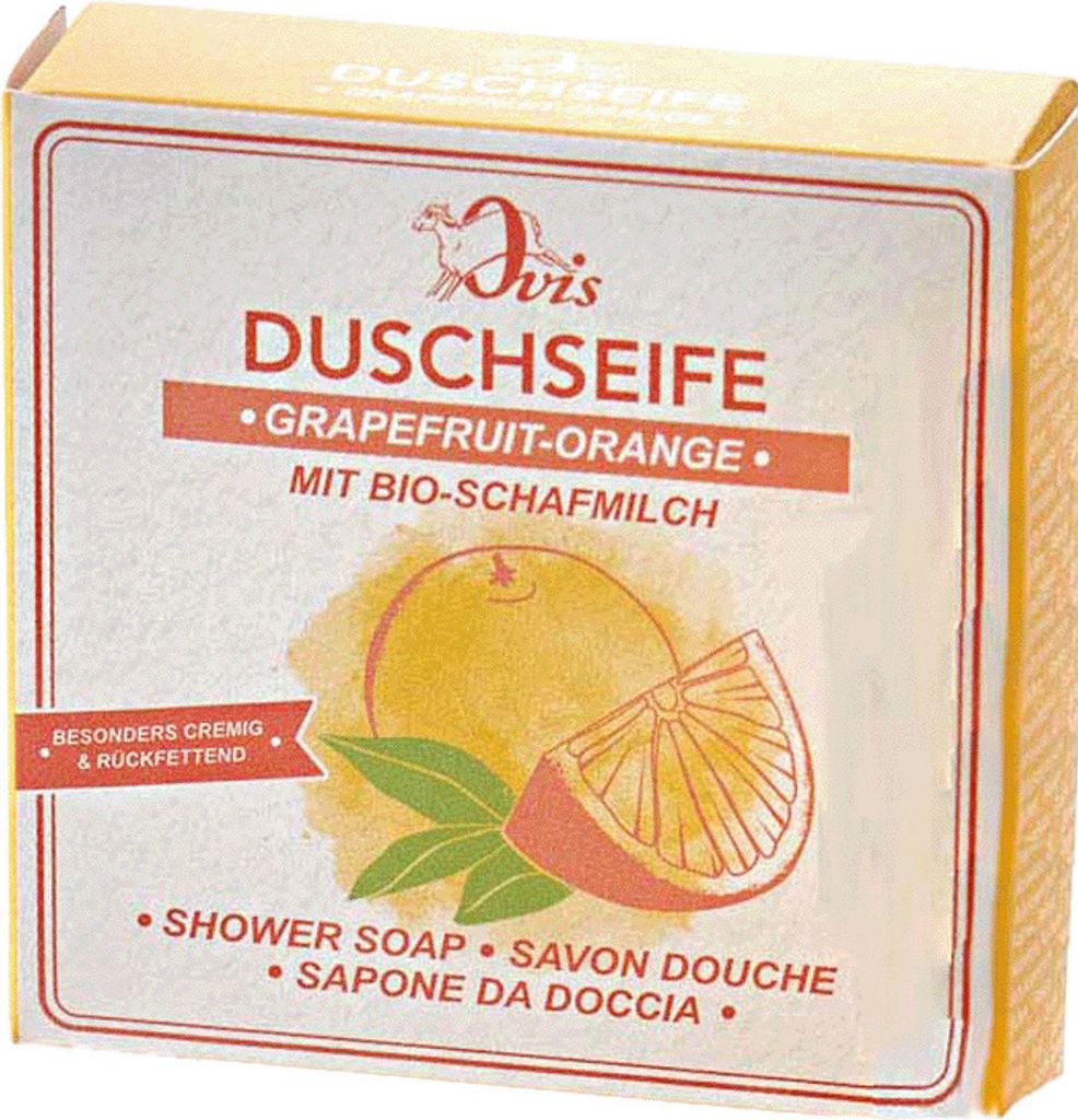 Duschseife Grapefruit-Orange, Ovis Schafmilchseife, 100% Produktbild 