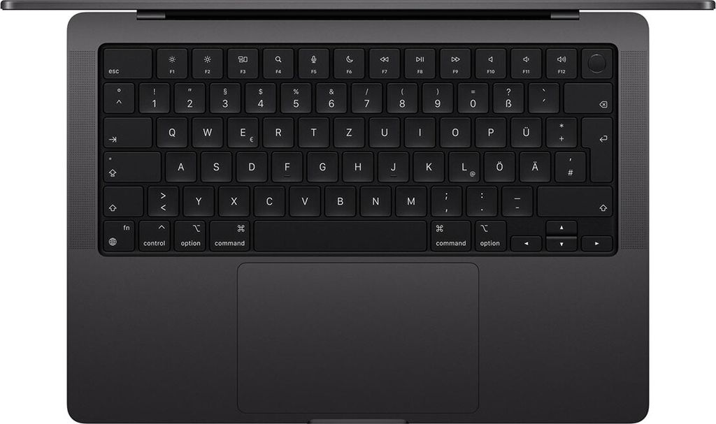 Apple MacBook Pro 14 M4 10C/10C 1TB/16GB Space Black DE Produktbild 