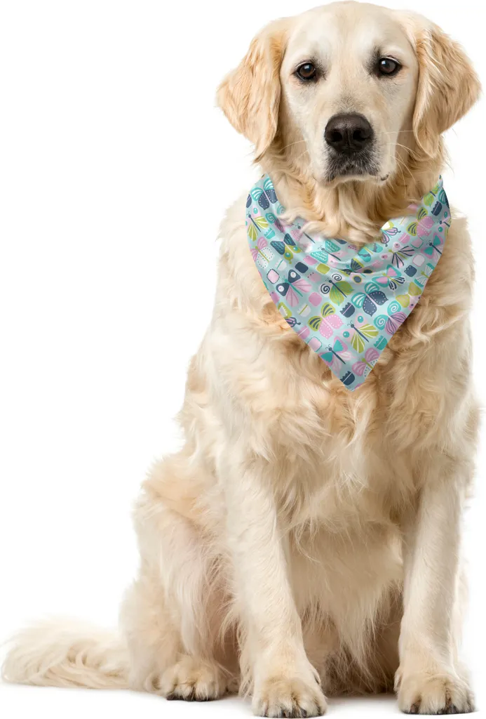Bandana Pets ABAKUHAUS Insetti Colorati - Fashion Dog 40x40 cm