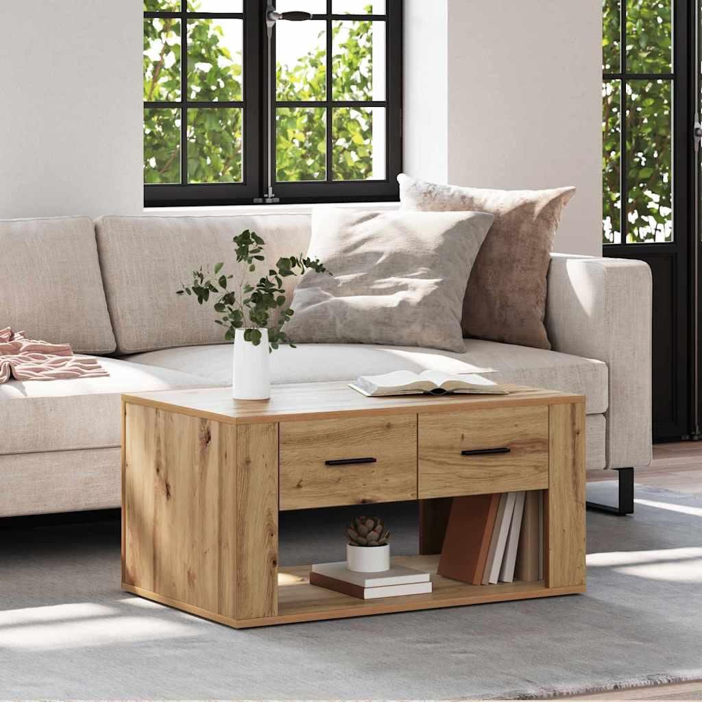 Maison Exclusive - Couchtisch Artisan-Eiche 80 x 50 x 40 cm Holzwerkstoff
