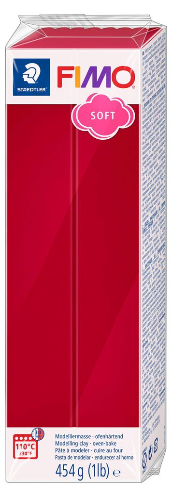 Staedtler FIMO 8021, Modelářská hlína, Červená, 1 kusů, 1 Obrázek produktu 