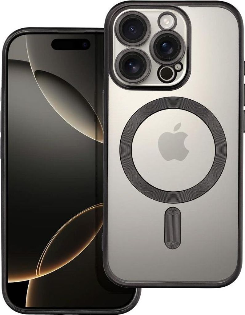 ELECTRO MAG COVER case kompatibel mit MagSafe passend für IPHONE 16 Pro black