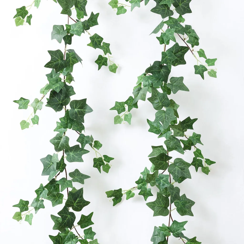 Guirlande de lierre artificiel tombant 195cm pour décoration balcon