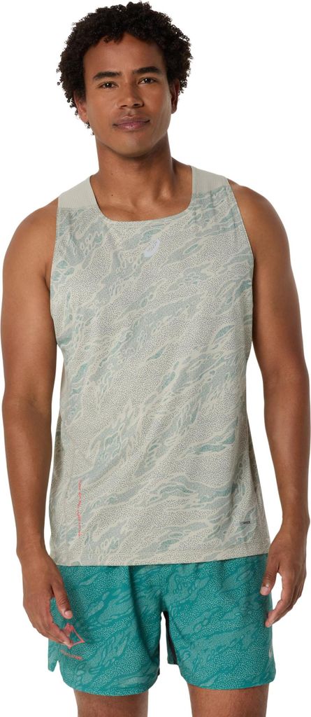 Asics FUJITRAIL SINGLET weiss M Produktbild 