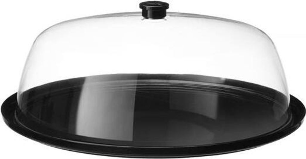 Rundes Buffet-Präsentationstablett mit Deckel, Durchmesser 350 mm - Hendi 203576