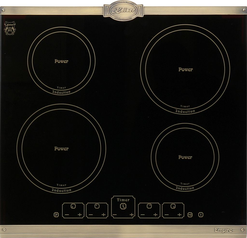 Kaiser KCT 6195 IEm Induktionskochfeld 60cm, Autark, Kochfeld 4xQickHeat Kochzonen,Schwarz