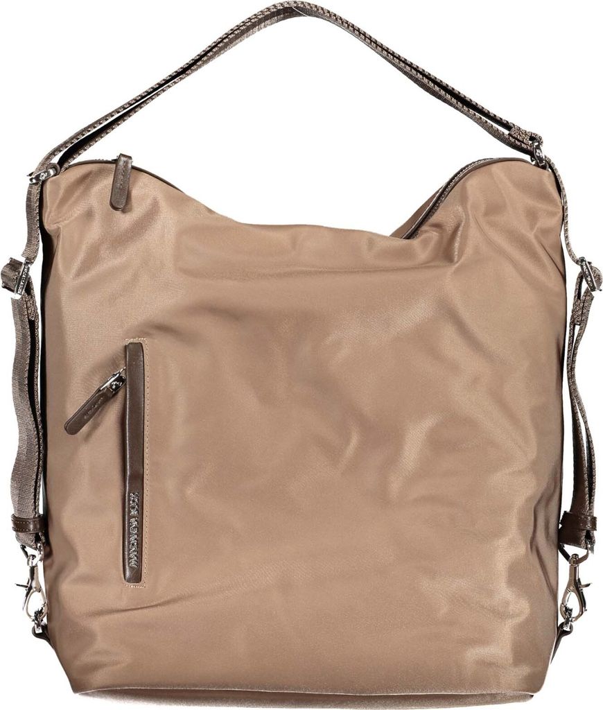Stylische braune Damen Umhängetasche mit verstellbarem Gurt Produktbild 