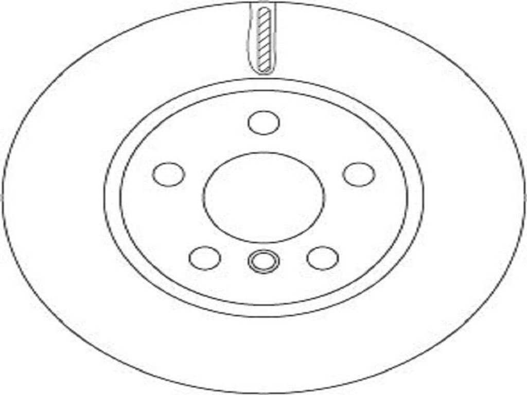 Bremsscheibe TRW DF6757