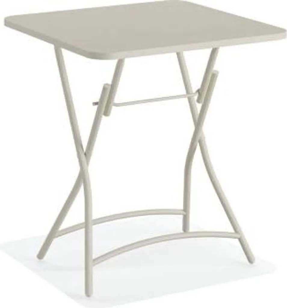 Tavolo Pieghevole Breeze Bistro Beige in Metallo - Offerta Online